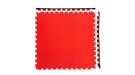 Будо-мат, 100 x 100 см, 20 мм, цвет чёрно-красный