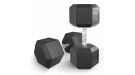 Гантель гексагональная UNIX Fit обрезиненная 37,5 кг / шт.